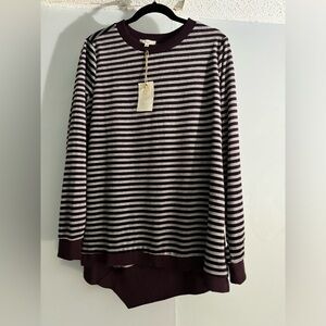Easel striped tunic